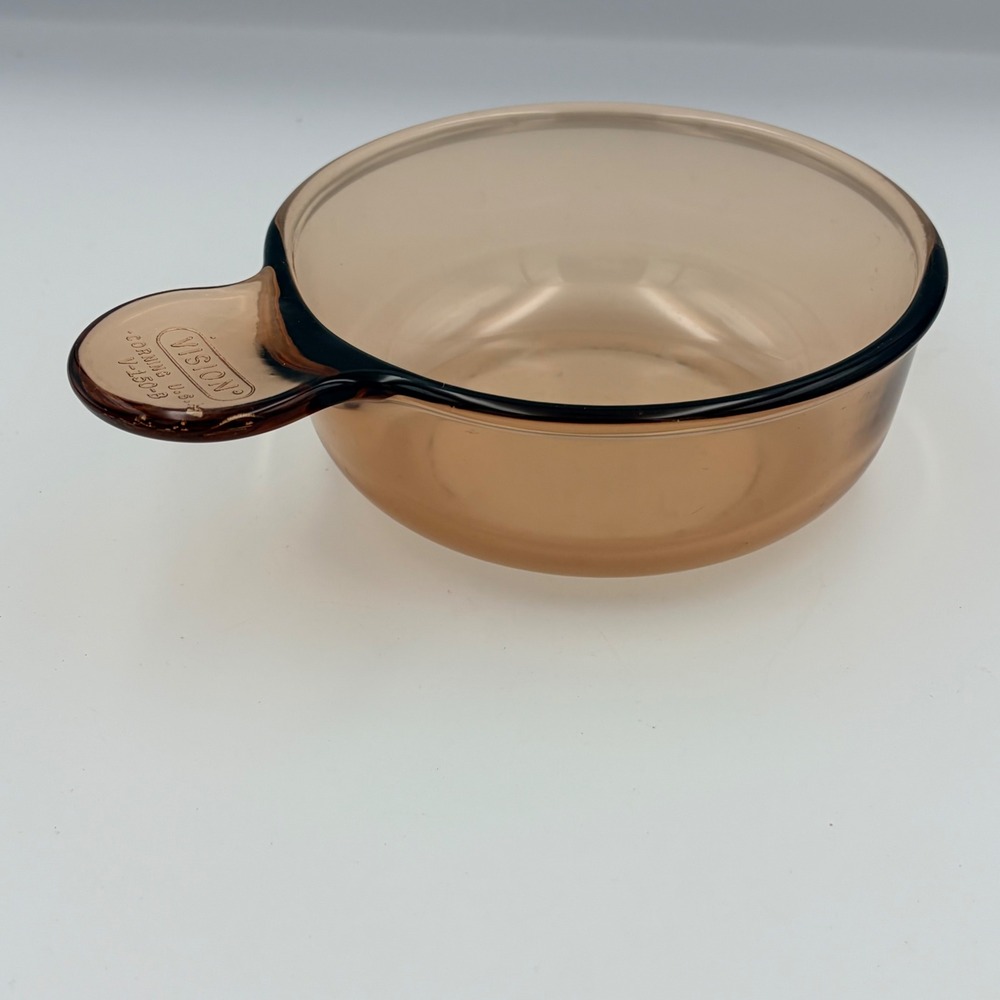 Corning Vision Amber Glass Saucepan‎ Small Handle V 150 B Cookware